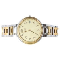 Genuine HERMES Windsor GM 31mm Round Quartz Watch White Dial