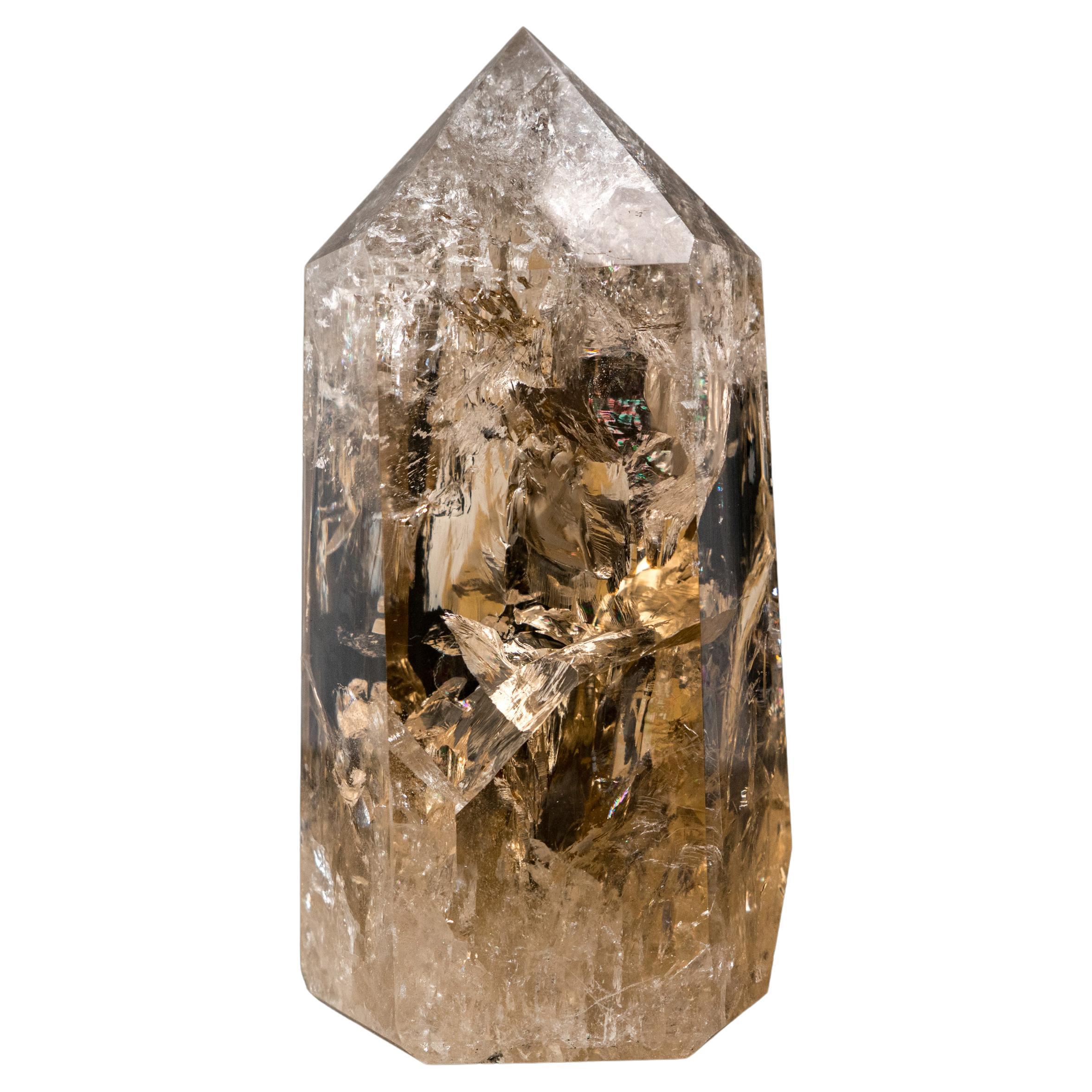Genuine Honey Citrine Obelisk Point For Sale