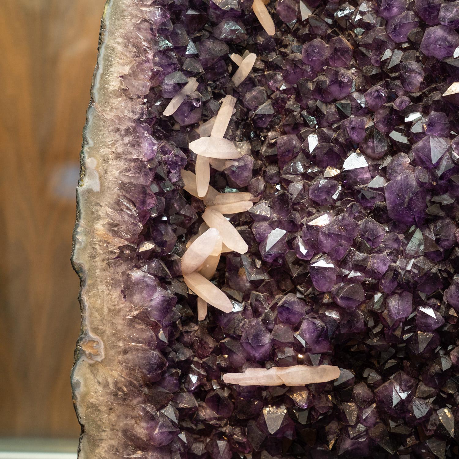 Genuine Large (55'') Amethyst Cluster Geode from Brazil In New Condition For Sale In New York, NY