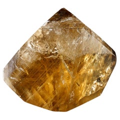 Grand point de cristal de quartz fumé authentique du Brésil (11 livres)