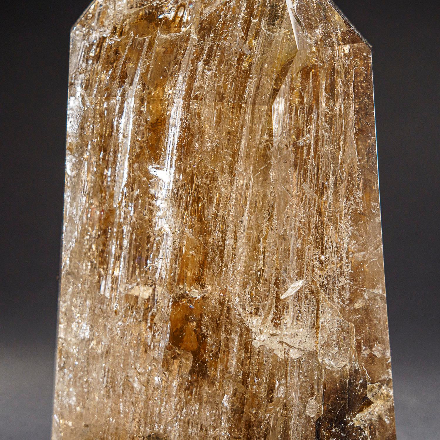 Other Genuine Large Smoky Quartz Point From Brazil (7.5 lbs) For Sale