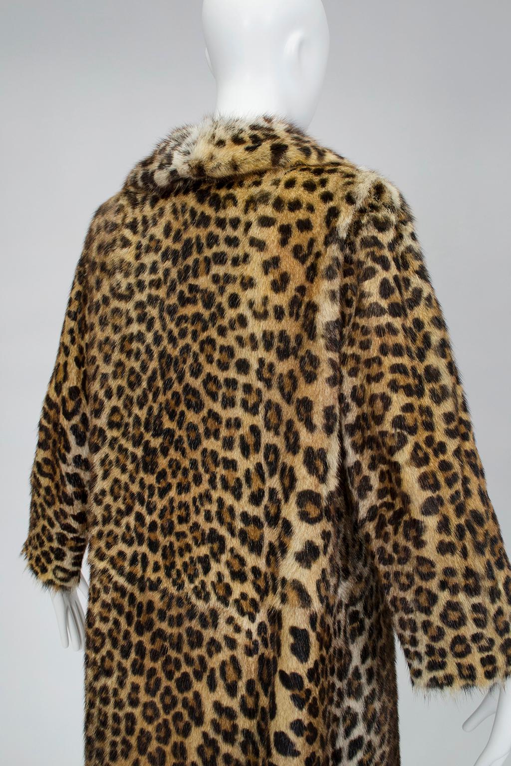real leopard coat