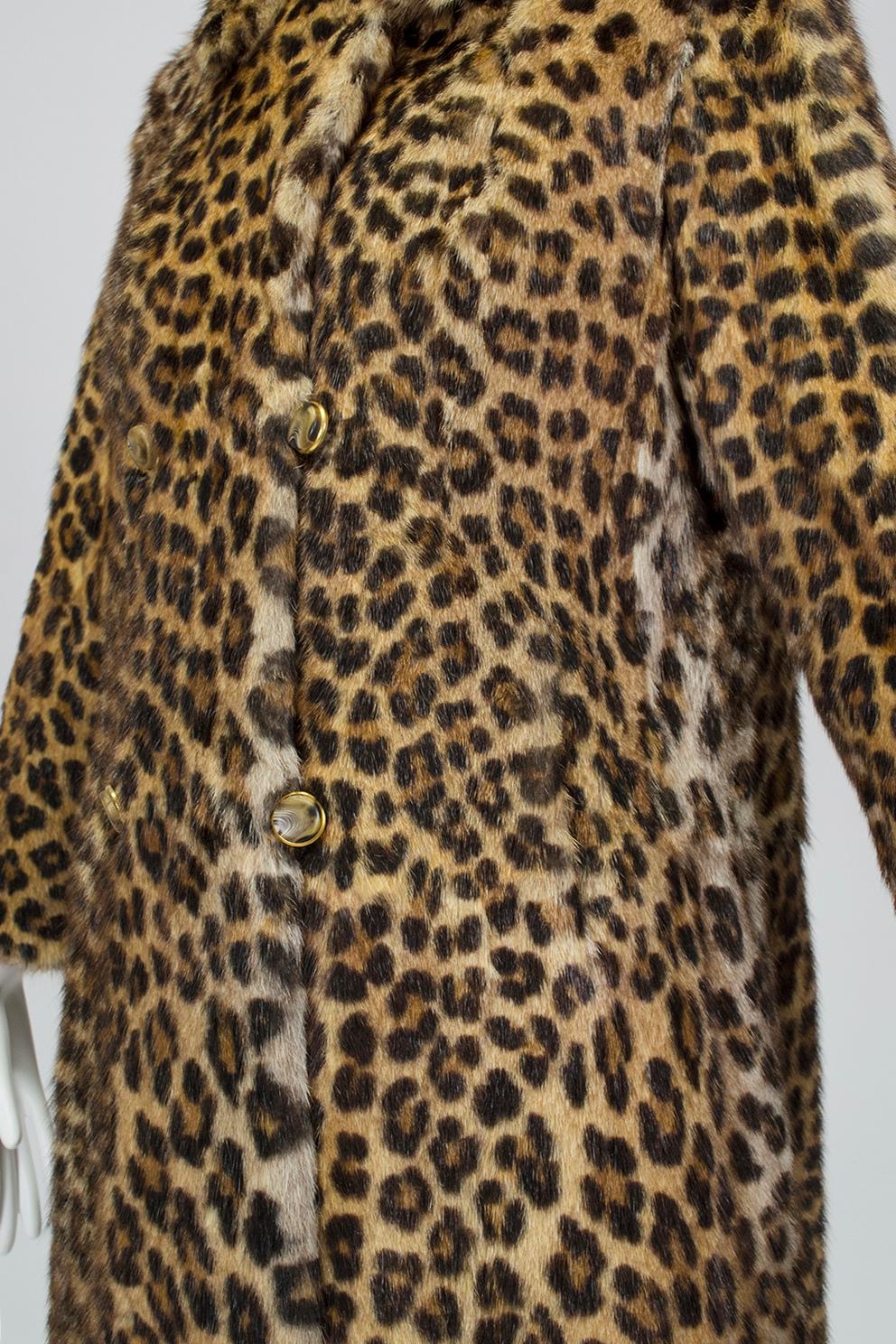 real leopard fur coat