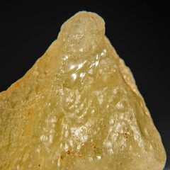 Genuine Libyan Desert Glass Tektite in Display Box  (92.9 grams)