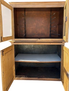 Véritable, doublé -French Pine Bakers Cabinet