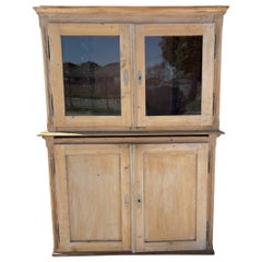 Véritable, doublé -French Pine Bakers Cabinet