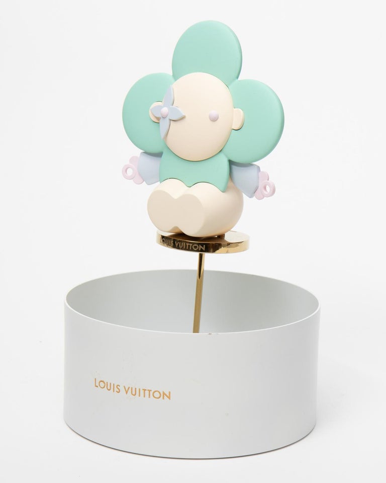 Louis Vuitton Vivienne Titanium Flower Mascot Figurine Doll