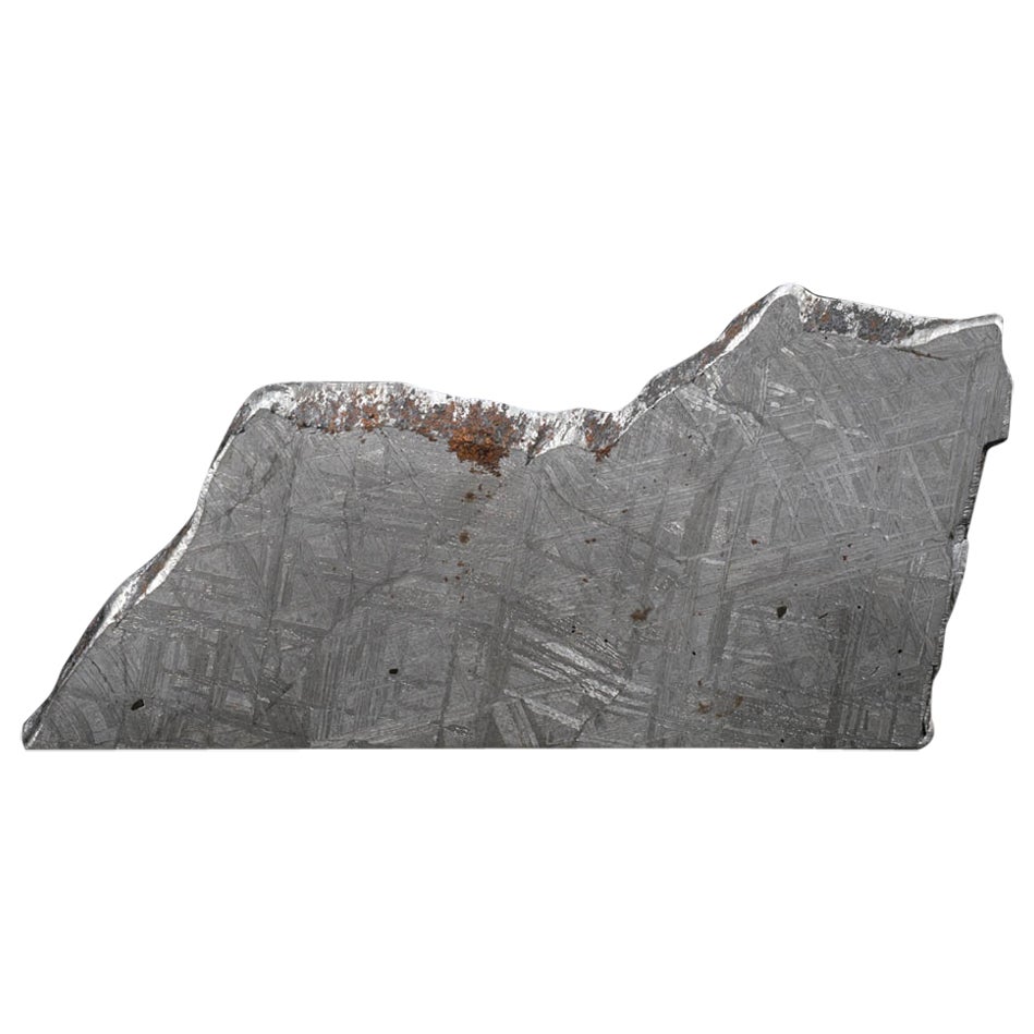 Genuine Muonionalusta Meteorite, 90g with Natural Patterns, 4\" For Sale