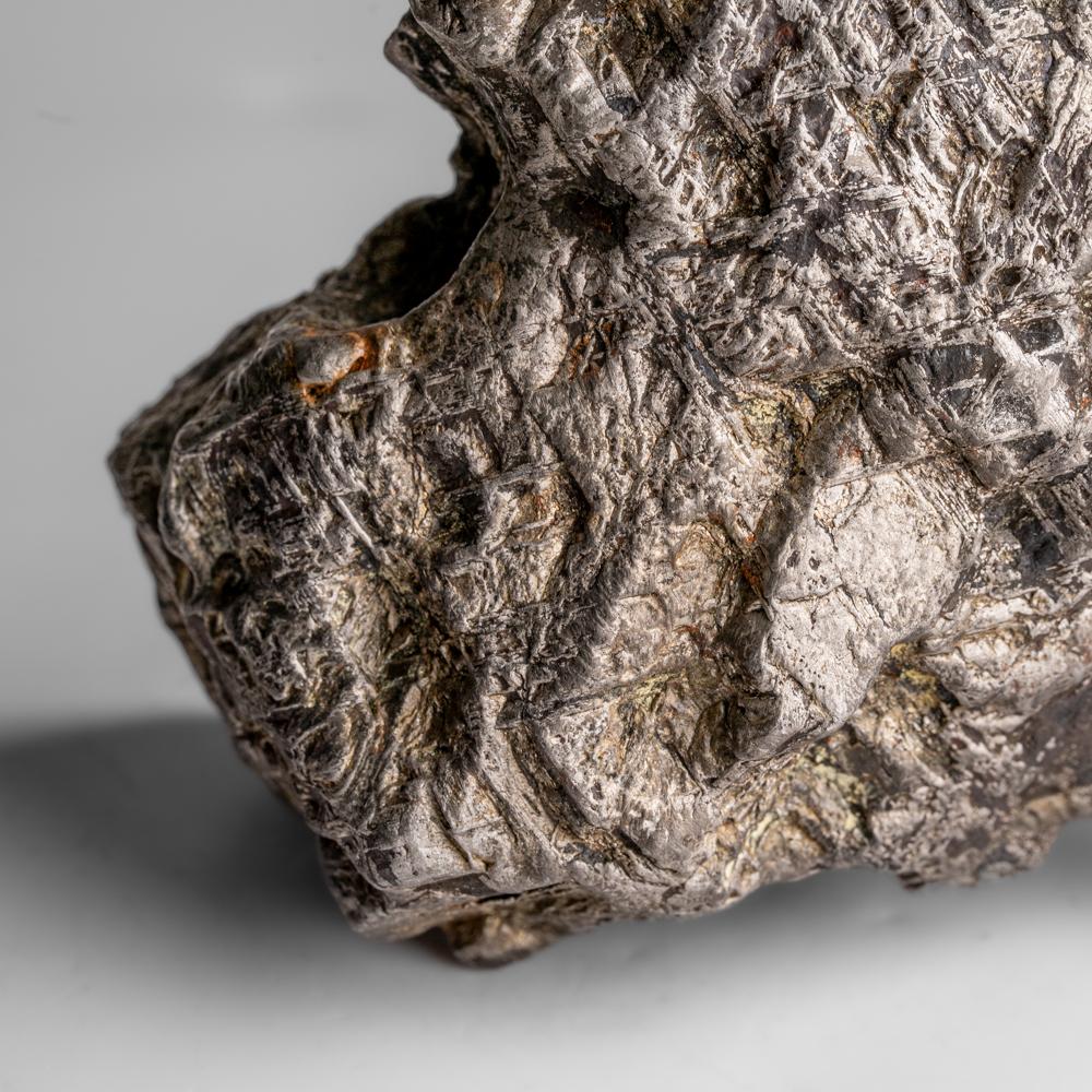XXIe siècle et contemporain Une tranche de météorite véritable de Muonusta (2.4 lbs) en vente