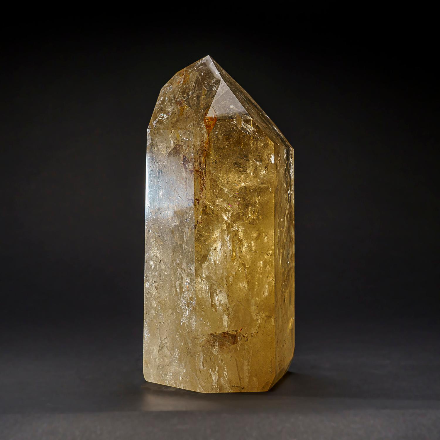 Genauer Citrin-Kristallpunkt in Museumsqualität aus Brasilien (12 lbs) im Zustand „Neu“ im Angebot in New York, NY