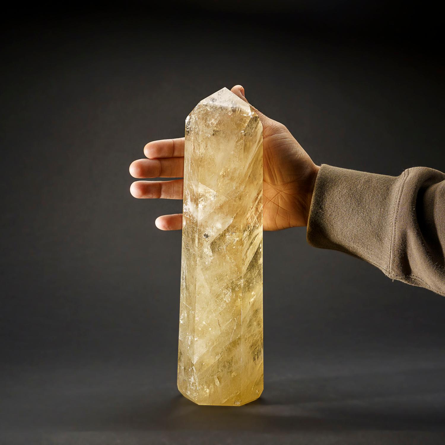 Other Genuine Museum Quality Citrine Crystal Point from Brazil (5.5 lbs) For Sale