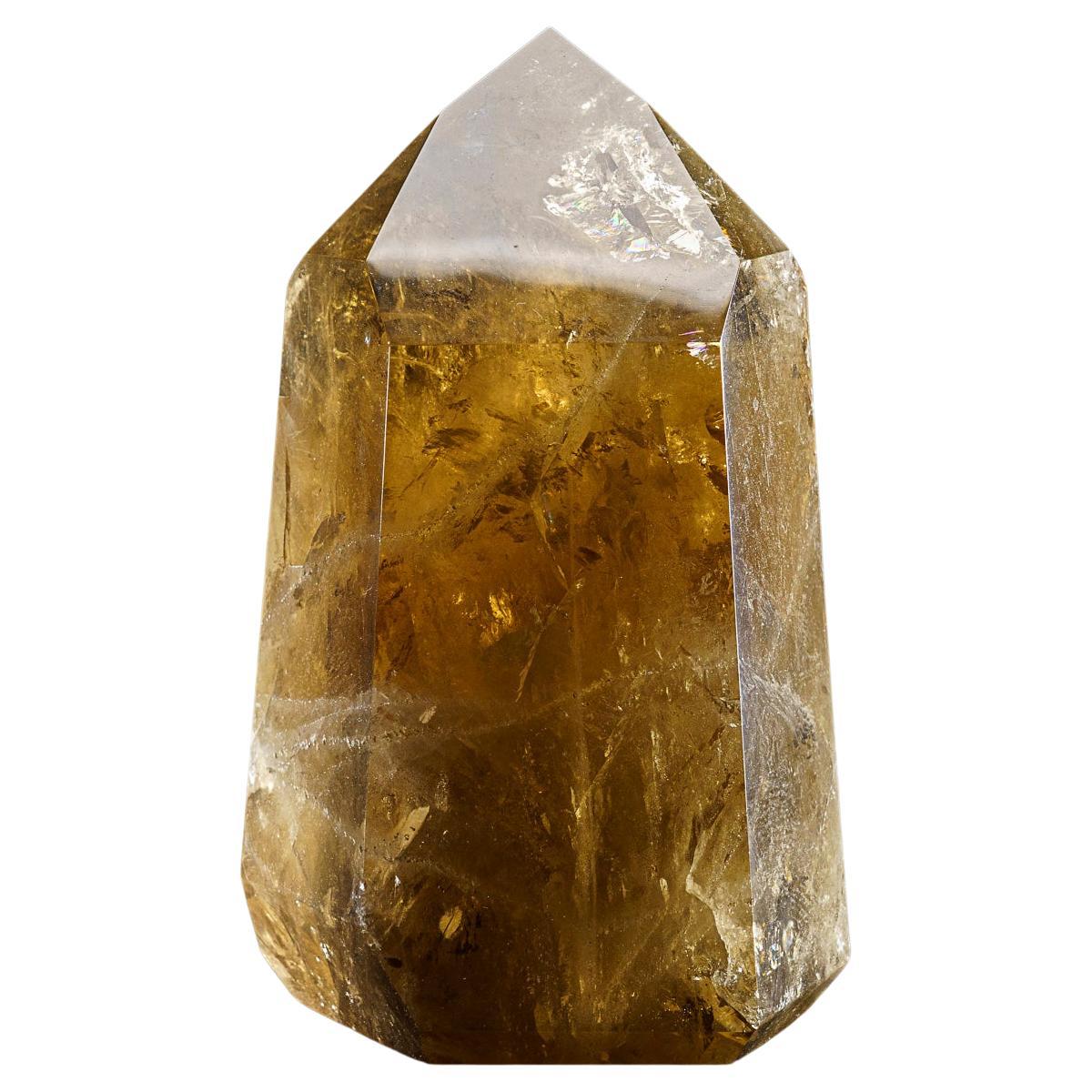 Genuine Museum Quality Citrine Crystal Point from Brazil (8.5 lbs) For Sale