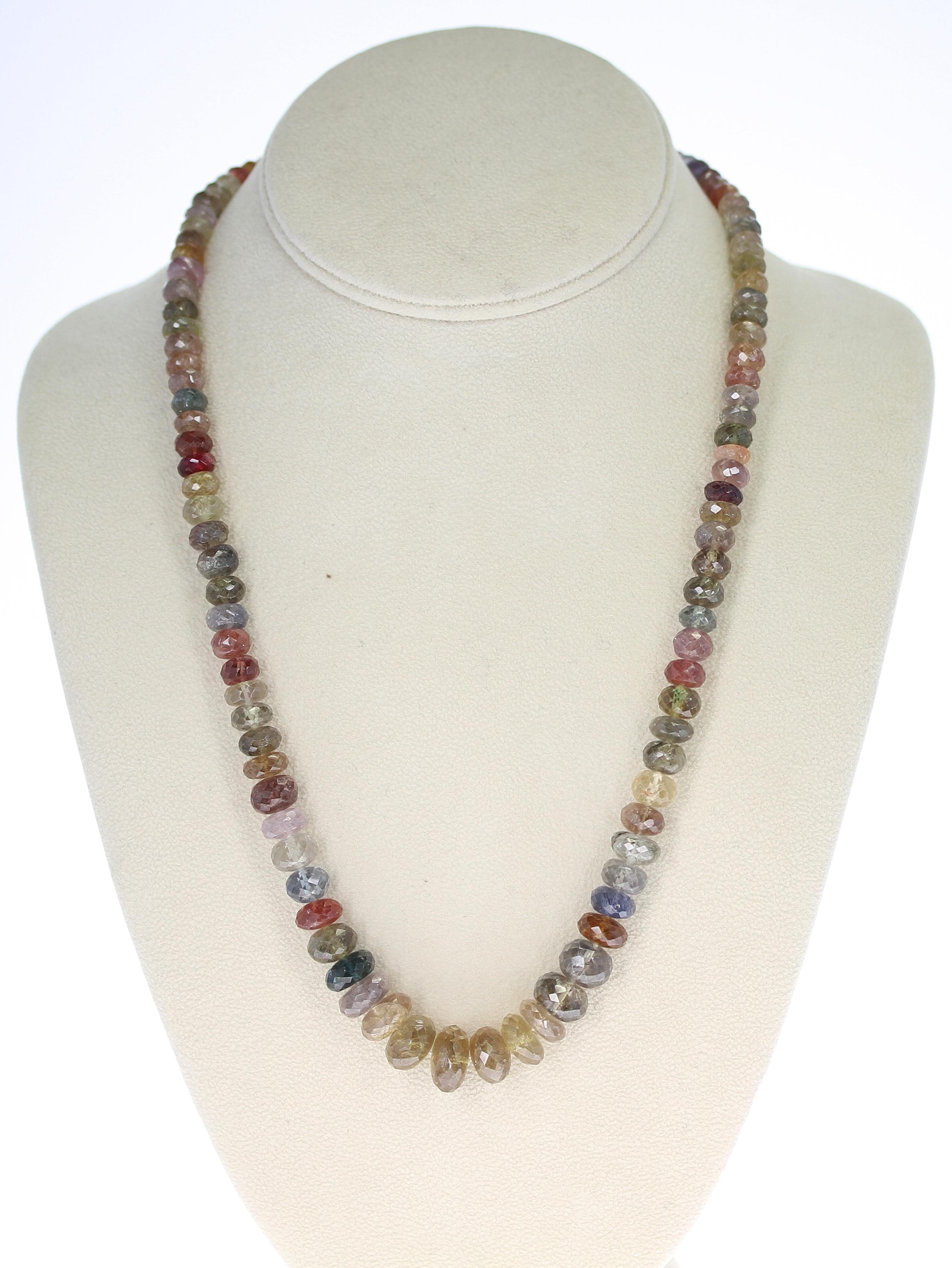 Genuine and Natural Multi-Color Earthy Tone Fancy Sapphire Faceted ...