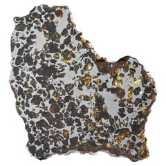 Genuine Natural Seymchan Pallasite Meteorite Slab
