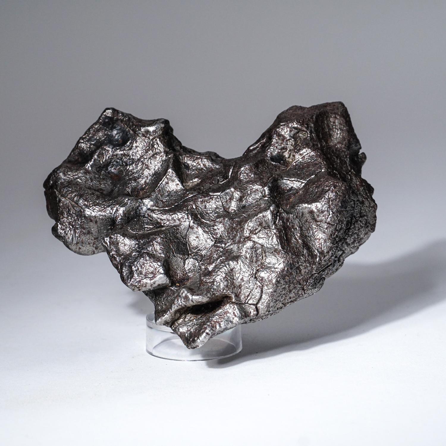 An iron meteorite fell on the Sikhote-Alin Mountains, in southeastern Russia, in 1947. Though large iron meteorite falls had been witnessed previously and fragments recovered, never before in recorded history had a fall of this magnitude been