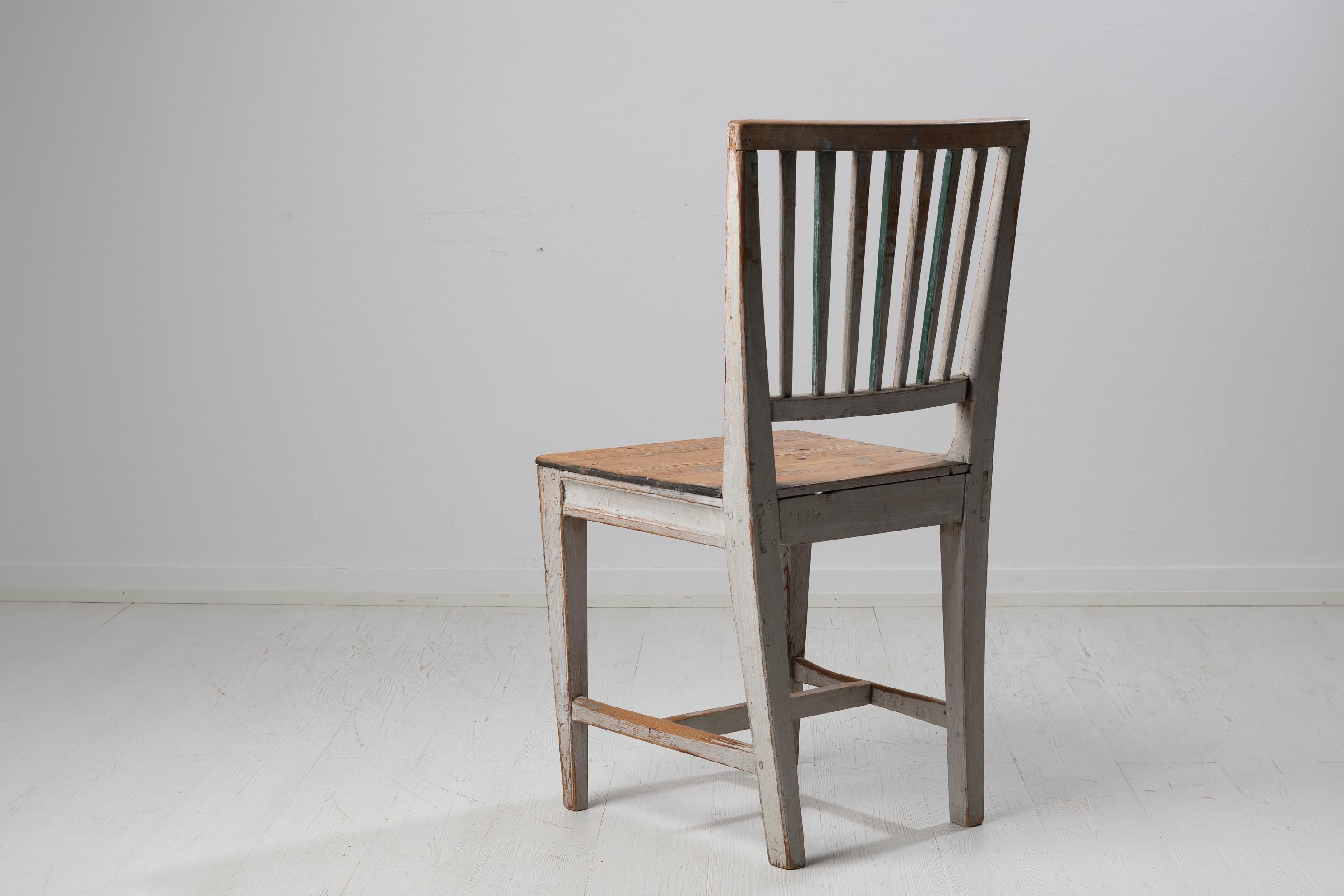 Hand-Crafted Genuine Northern Swedish Gustavian Country Chair