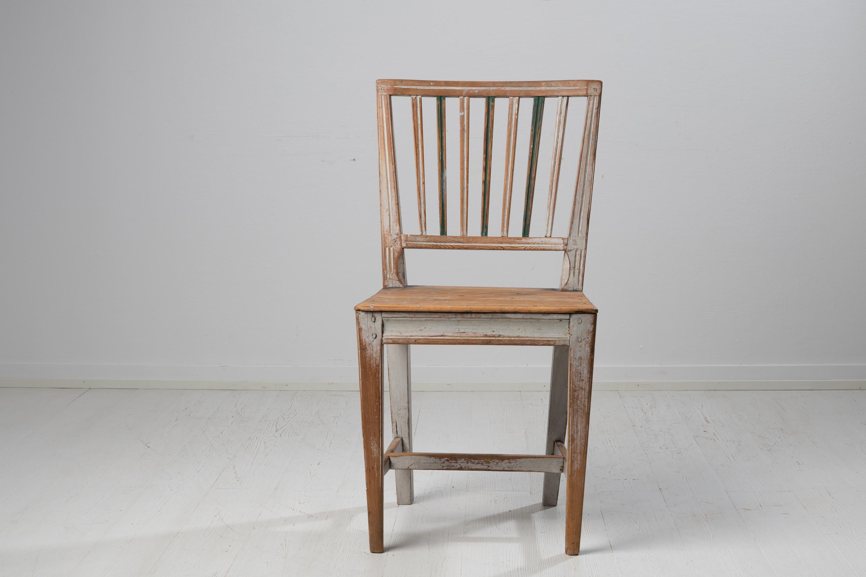 19th Century Genuine Northern Swedish Gustavian Country Chair