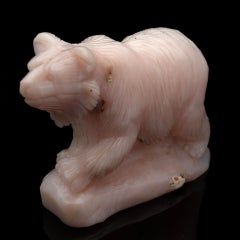 Genuine Opal Bear – Hand Carved from Peru