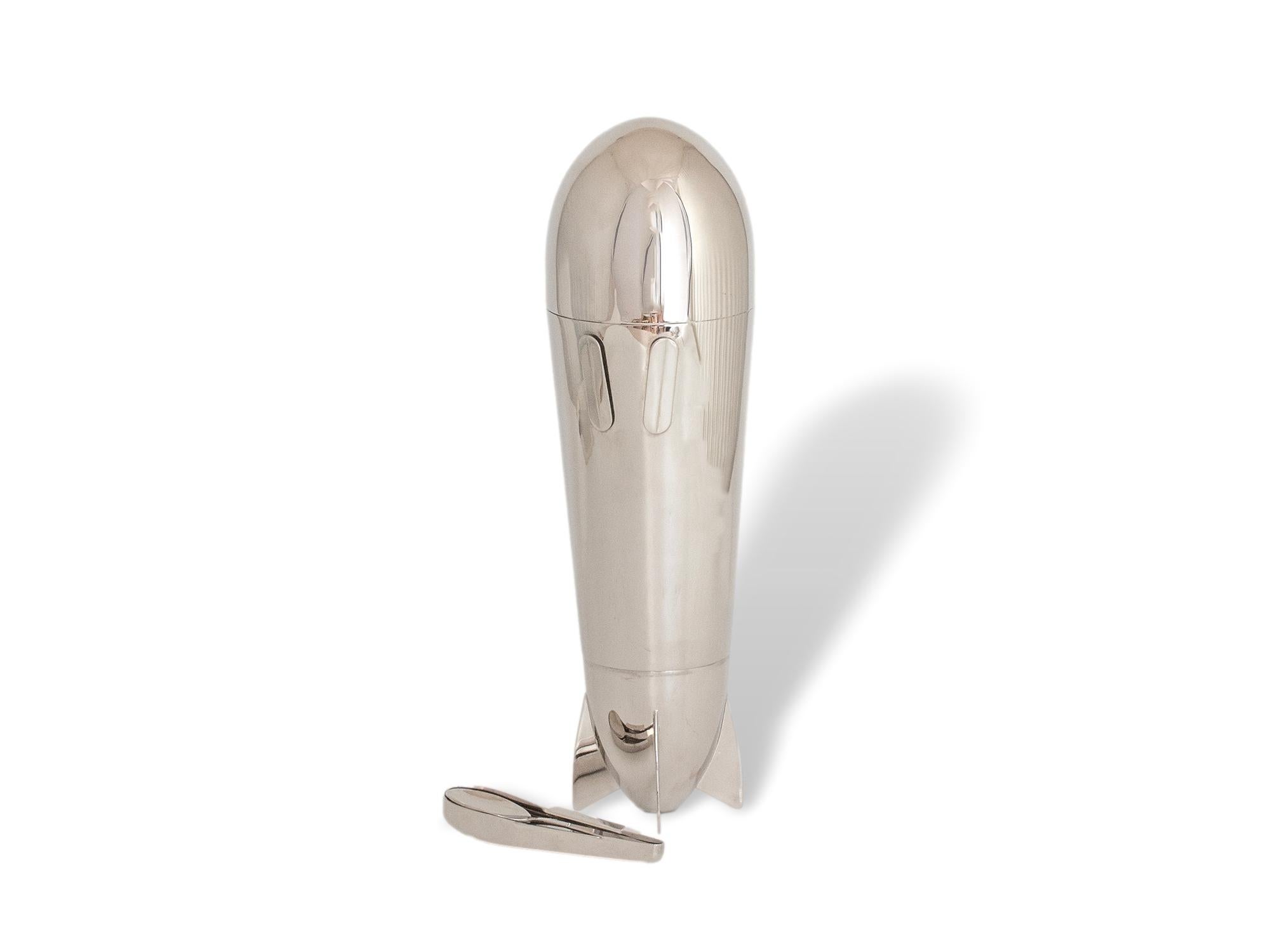 Echtes Original J. A. Henckels Zeppelin Cocktail Shaker Kompendium Art Deco (Deutsch) im Angebot
