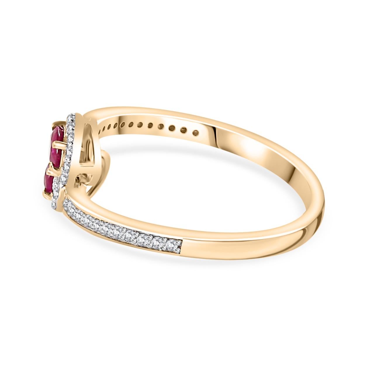 in vendita:  Anello di matrimonio in oro giallo 18 carati con rubino ovale autentico con diamanti 6