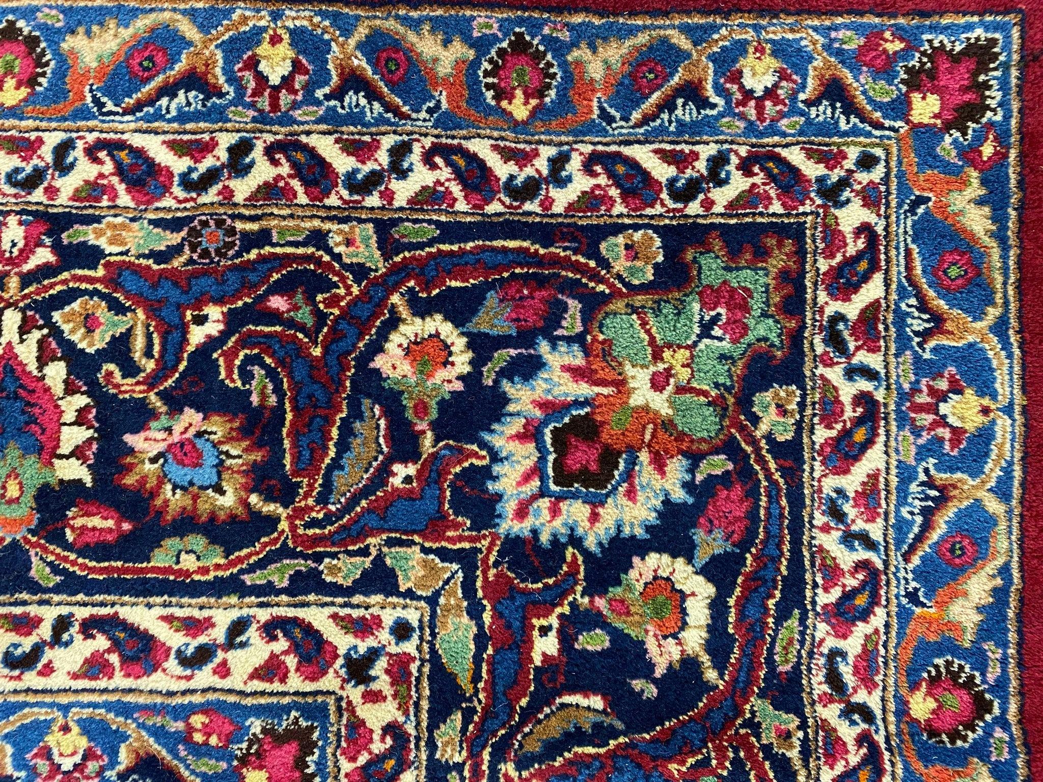 Echter persischer Mashad-Teppich - 13'-4