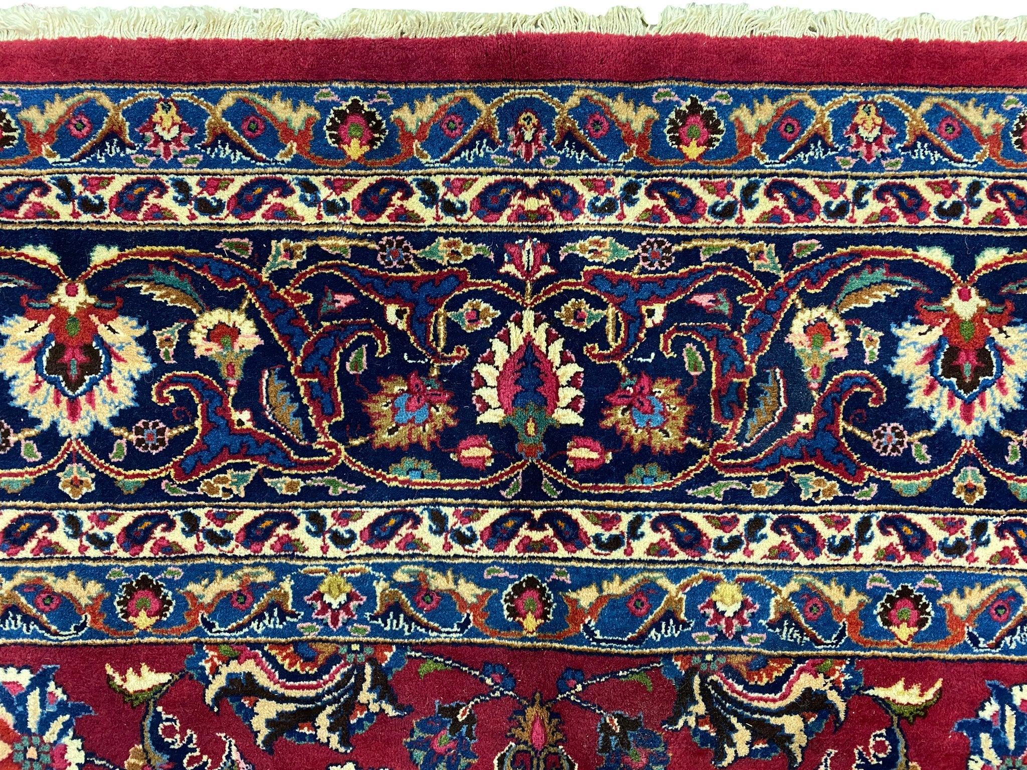 Véritable tapis persan Mashad - 13'-4