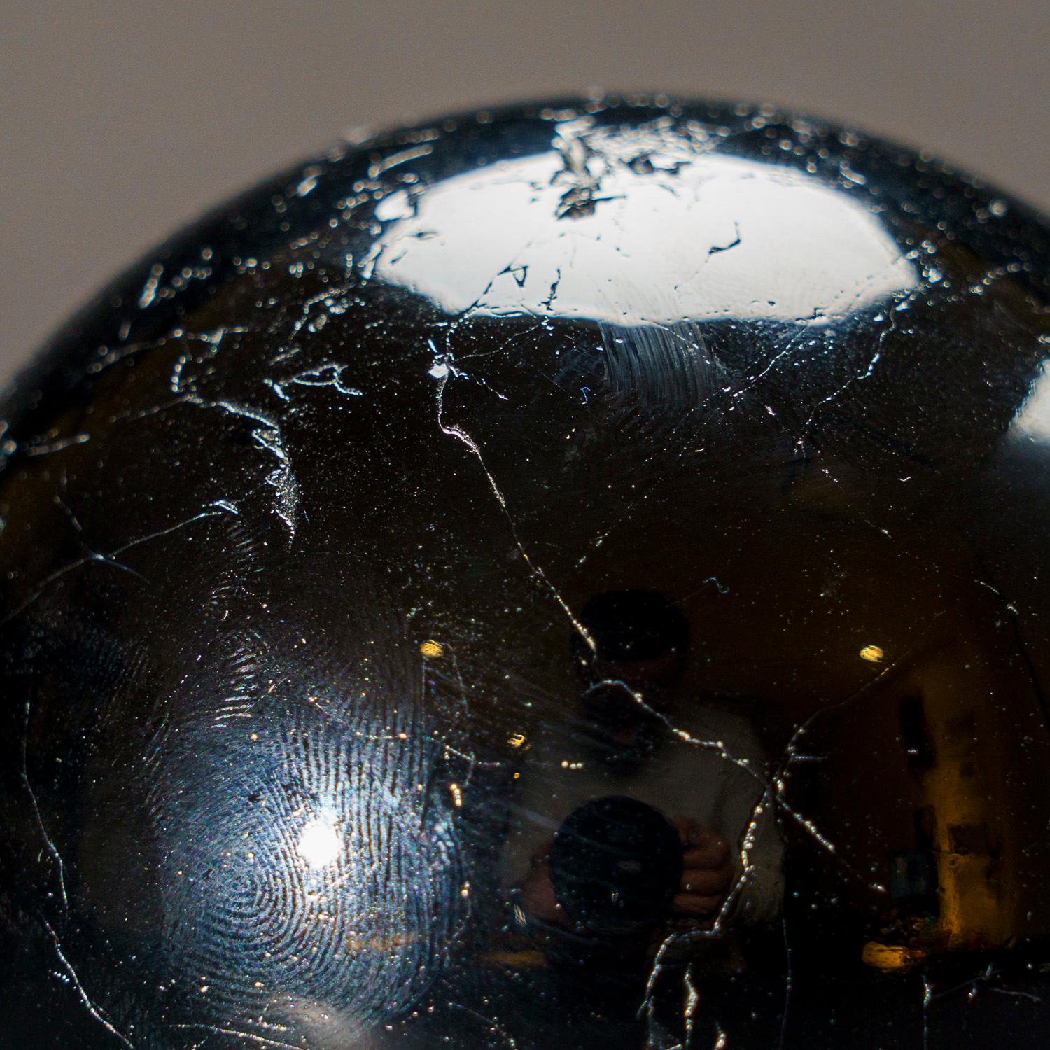 This Genuine Polished Black Tourmaline Sphere from Brazil (3.5