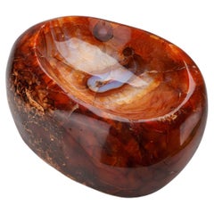 Genuine Polished Carnelian Agate Dish (7.4 lbs)