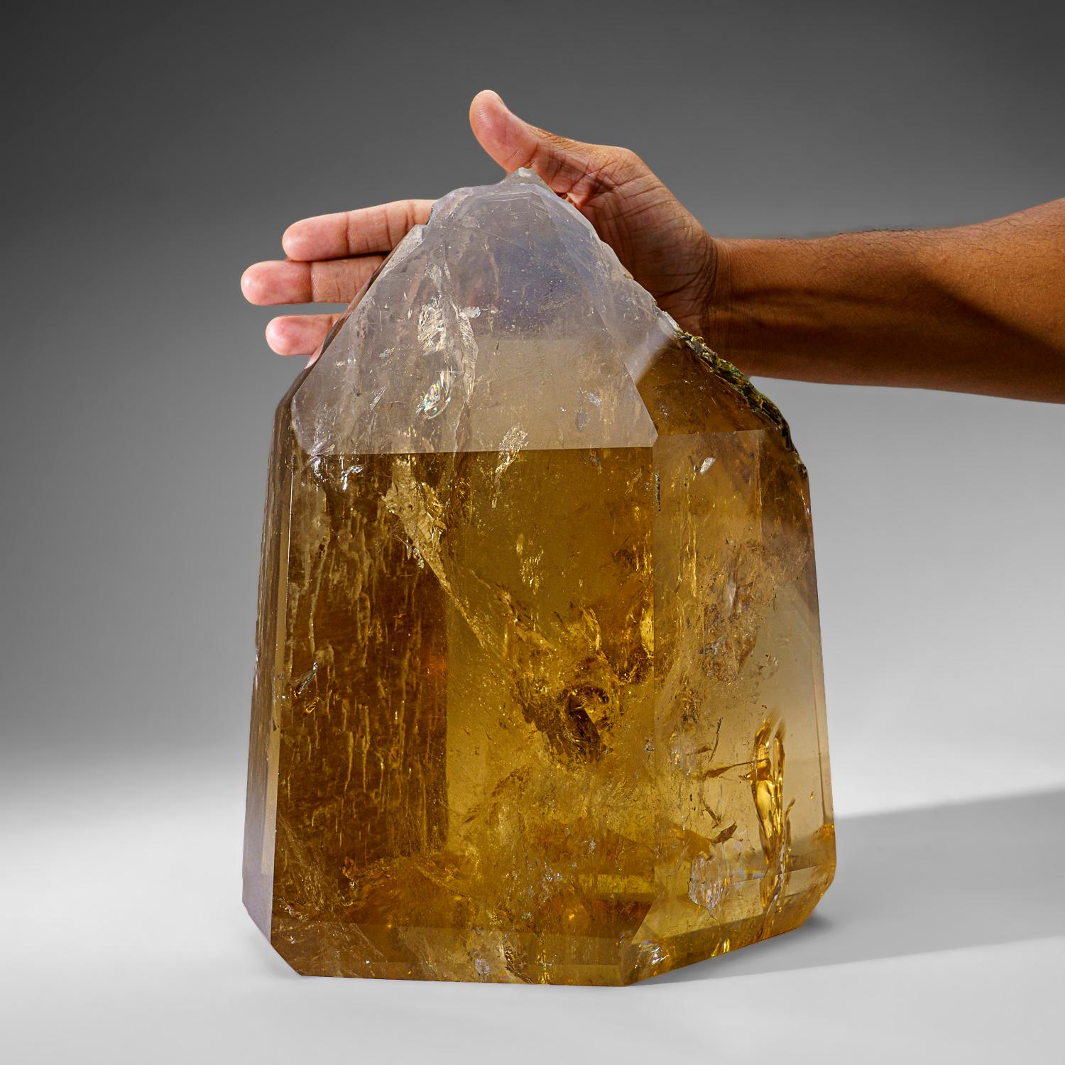 Punta de Cristal de Citrino pulido auténtico de Brasil (27 libras) Otro en venta