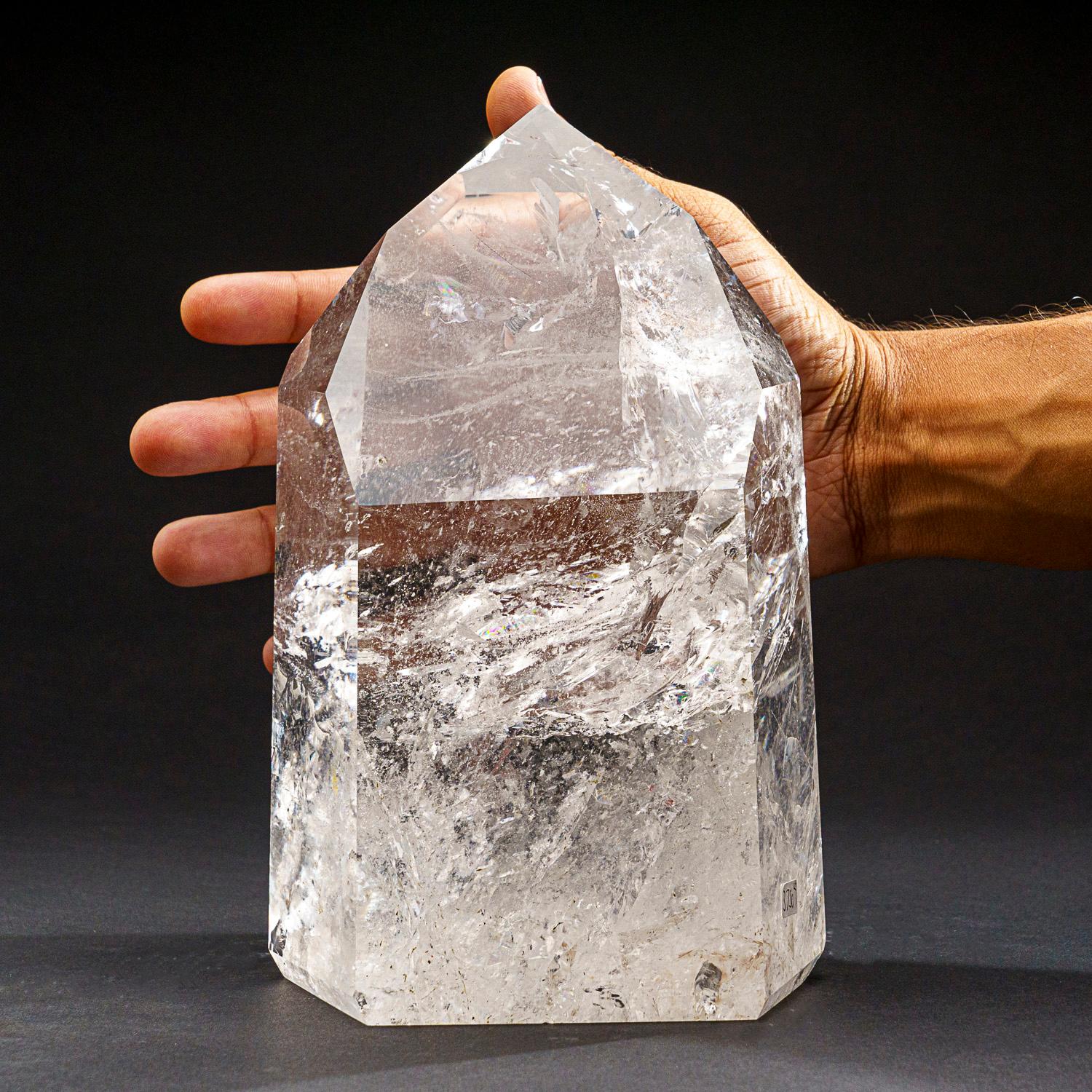 Brazilian Genuine Polished Clear Quartz Point From Brazil (10 lbs)