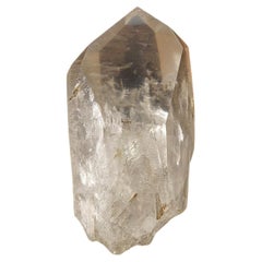 Point de quartz transparent et poli du Brésil (11.5 livres)