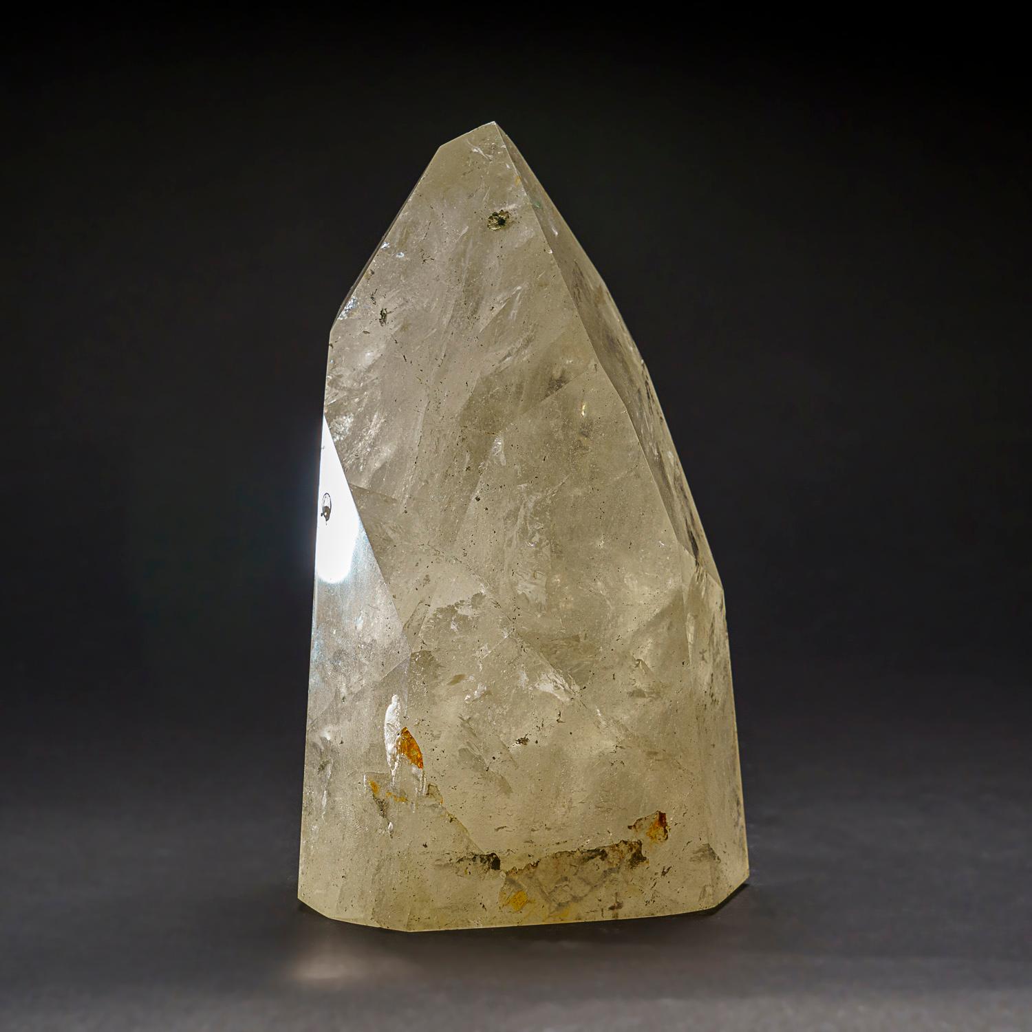 Brazilian Genuine Polished Clear Quartz Point From Brazil (7.5 lbs) For Sale