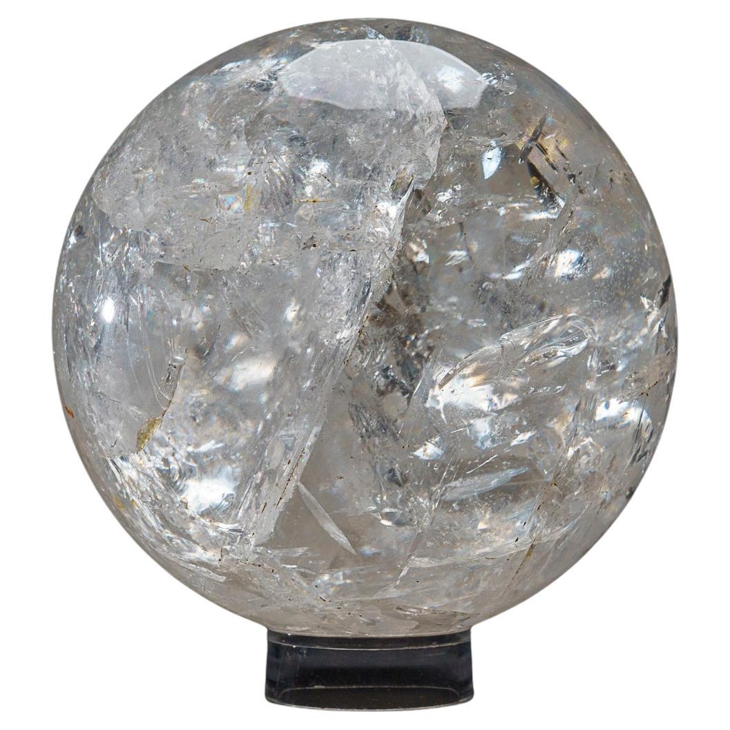 Genuine Polished Clear Quartz Sphere from Brazil (7 lbs)