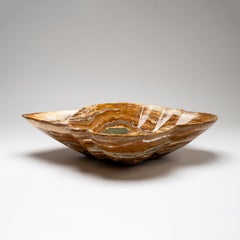 Genuine Polished Green Onyx Bowl from Mexico (10.5 lbs)