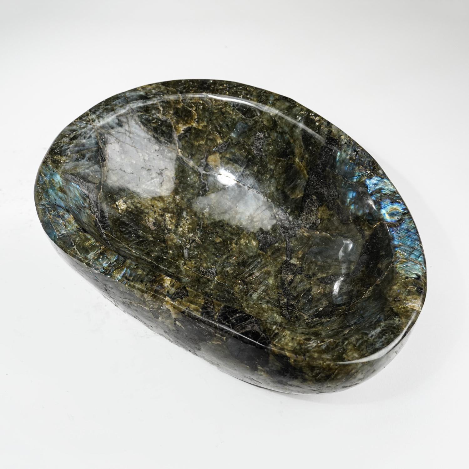 Other Genuine Polished Labradorite Large Bowl (19.6 lbs) For Sale