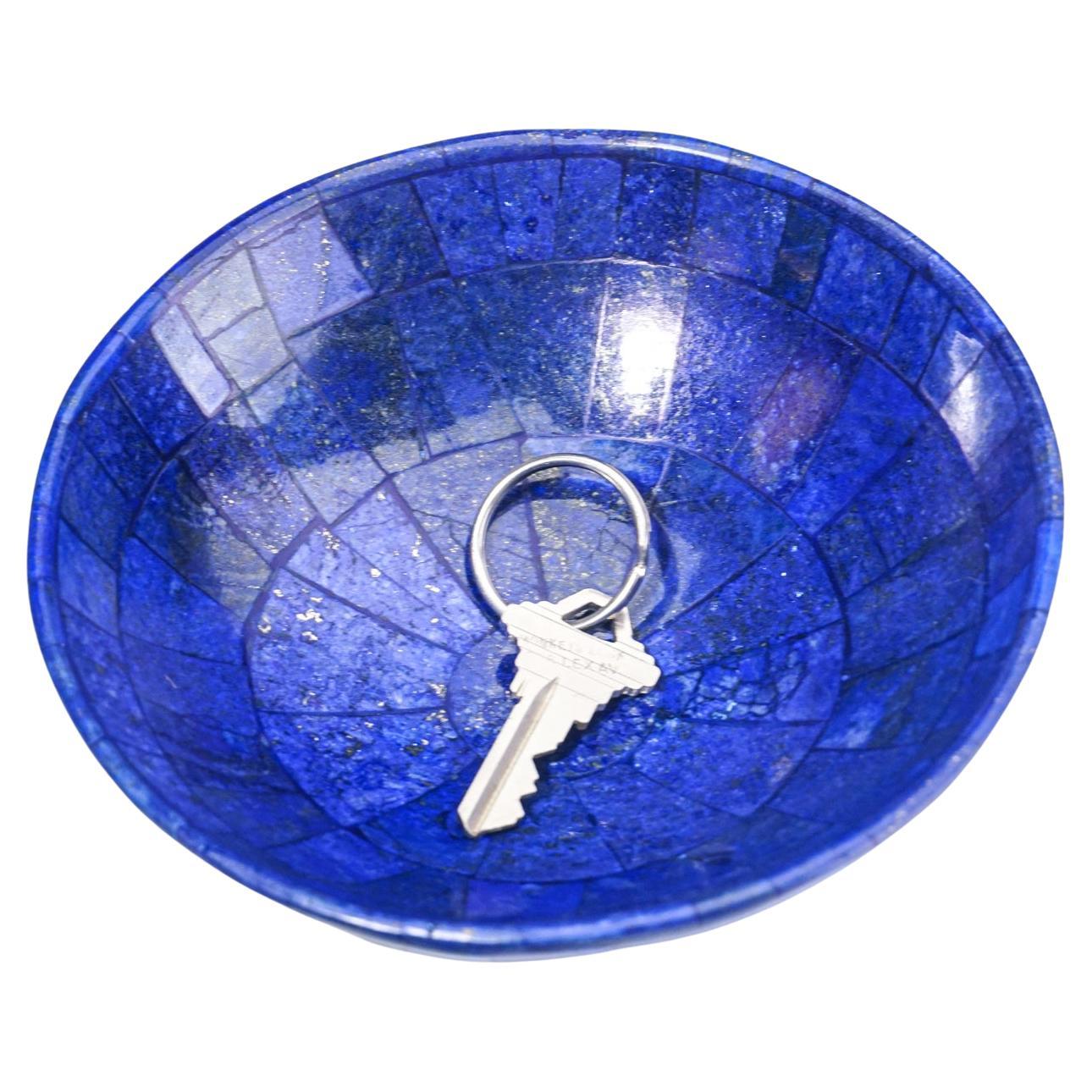 Genuine Polished Lapis Lazuli Bowl (1.7 lbs) For Sale