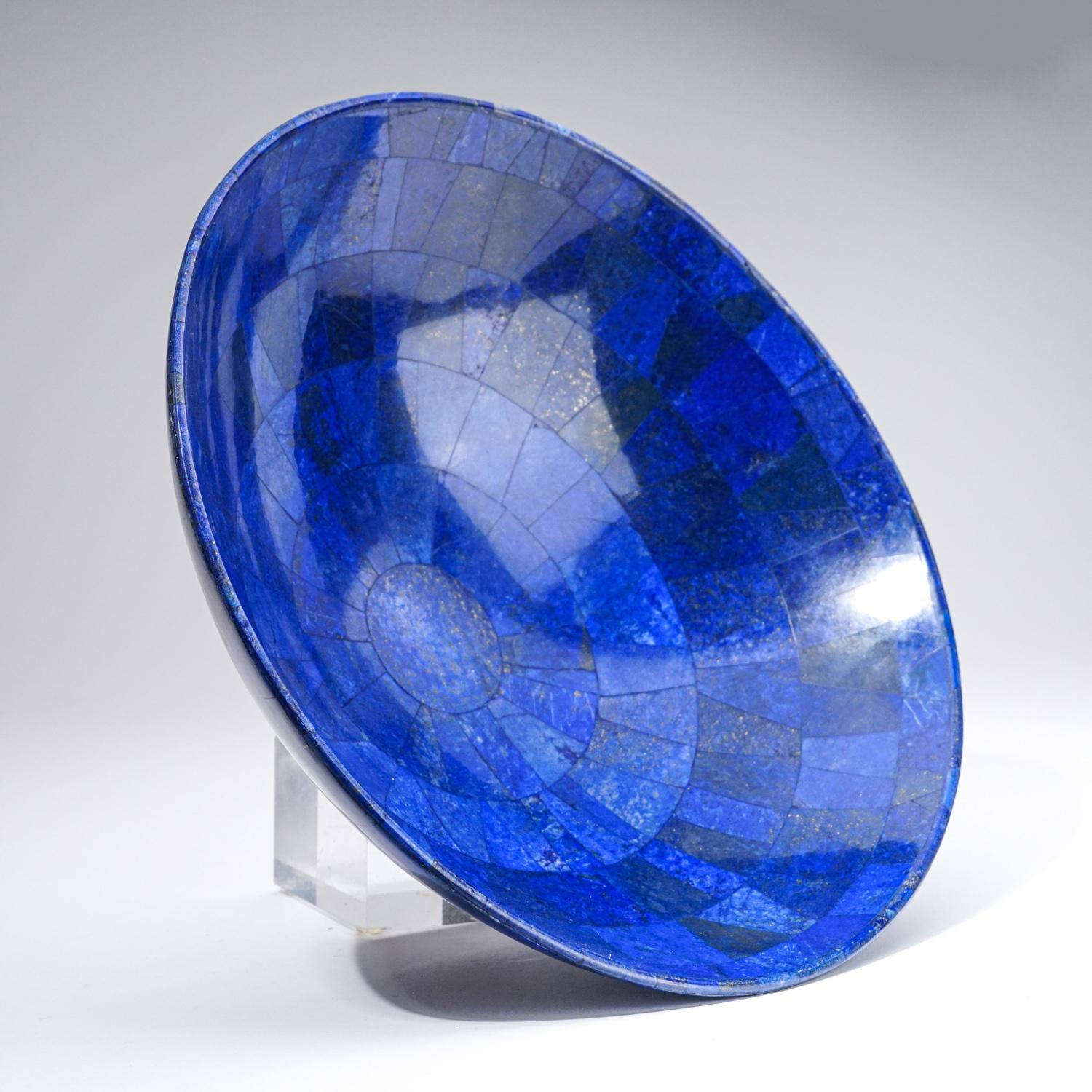 Genuine Polished Lapis Lazuli Bowl (3 lbs) For Sale 1