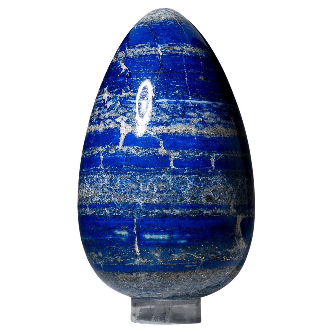Genuine Polished Lapis Lazuli Egg from Afghanistan '7.9 lbs' For Sale