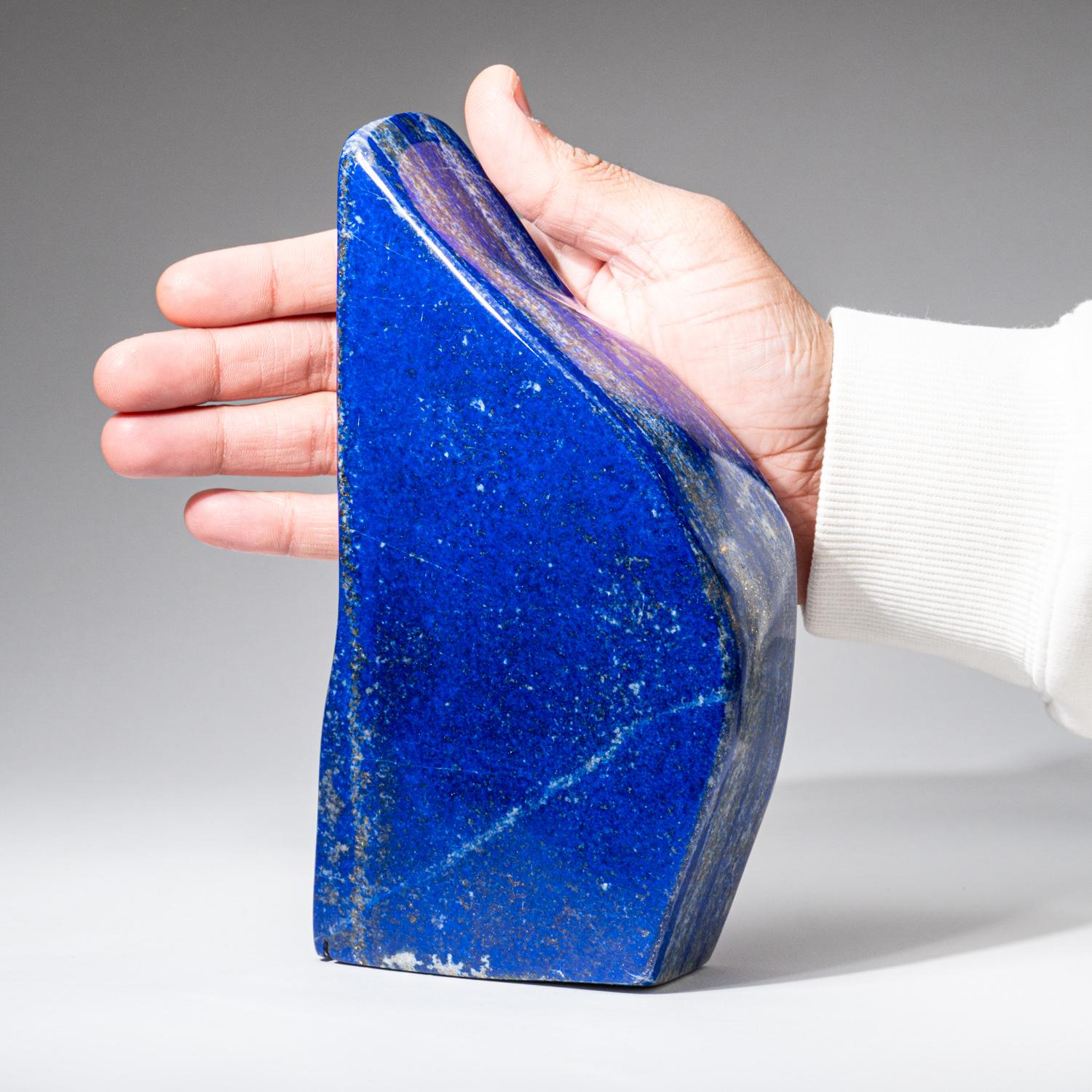 Crystal Genuine Polished Lapis Lazuli Freeform from Afghanistan '4 lbs' For Sale