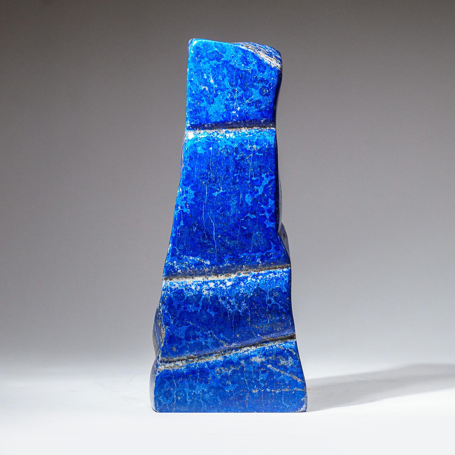 Rock Crystal Genuine Polished Lapis Lazuli Freeform from Afghanistan, '6.5 Lbs' For Sale