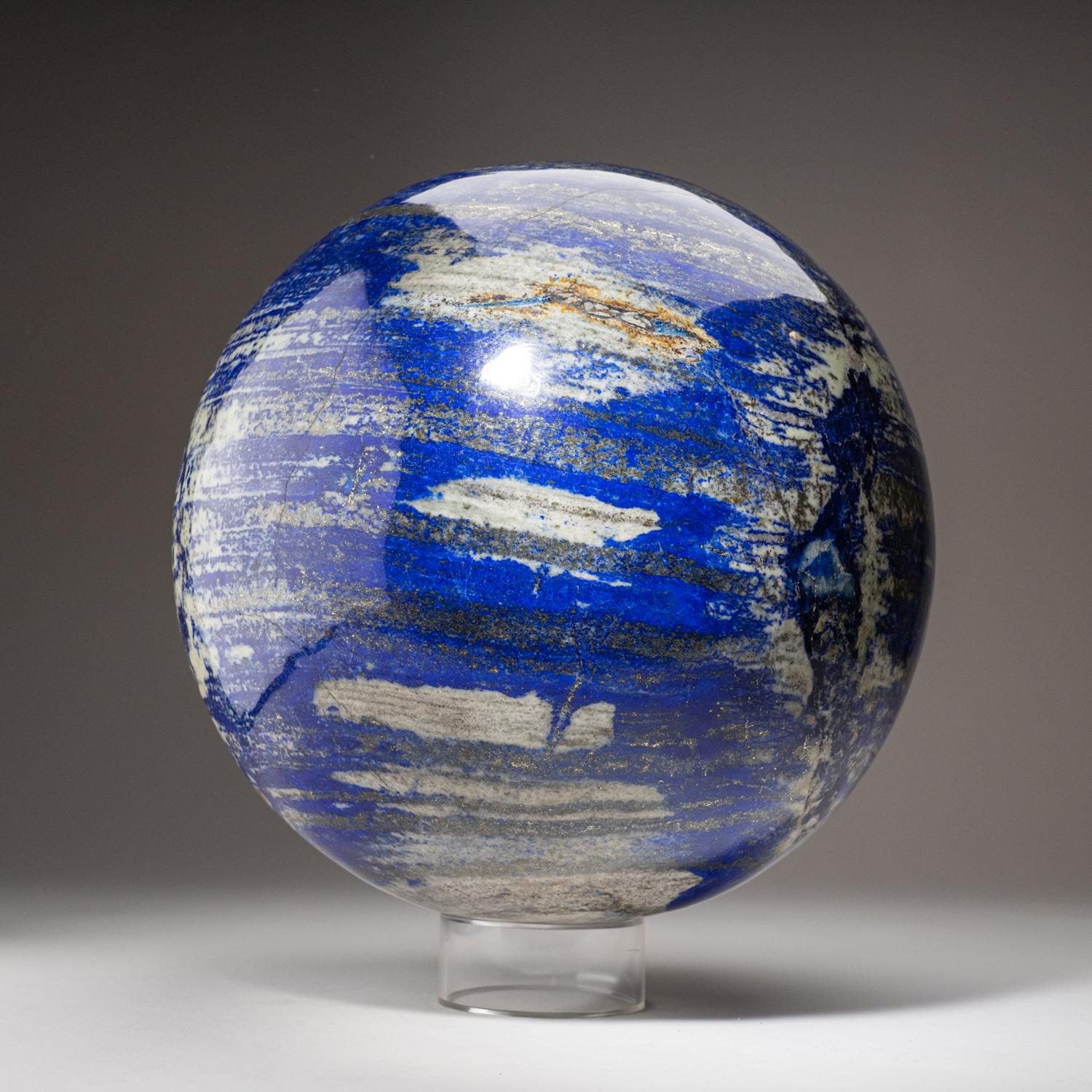 Genuine Polished Lapis Lazuli Sphere from Afghanistan (12