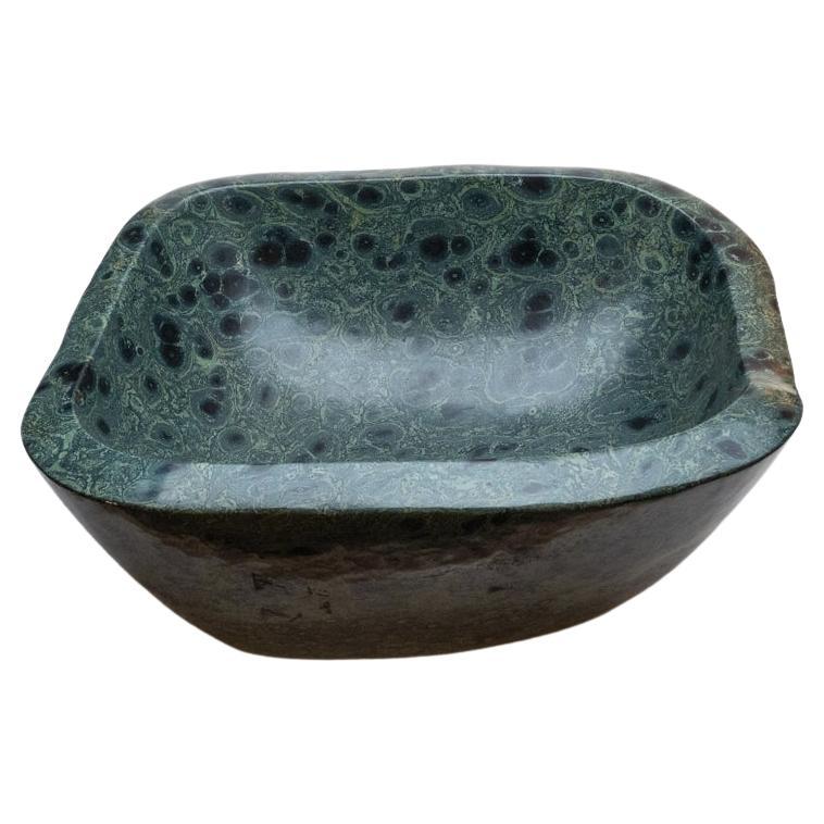 Grand bol en jaspe Kambaba authentiquement poli (80.6 lbs)