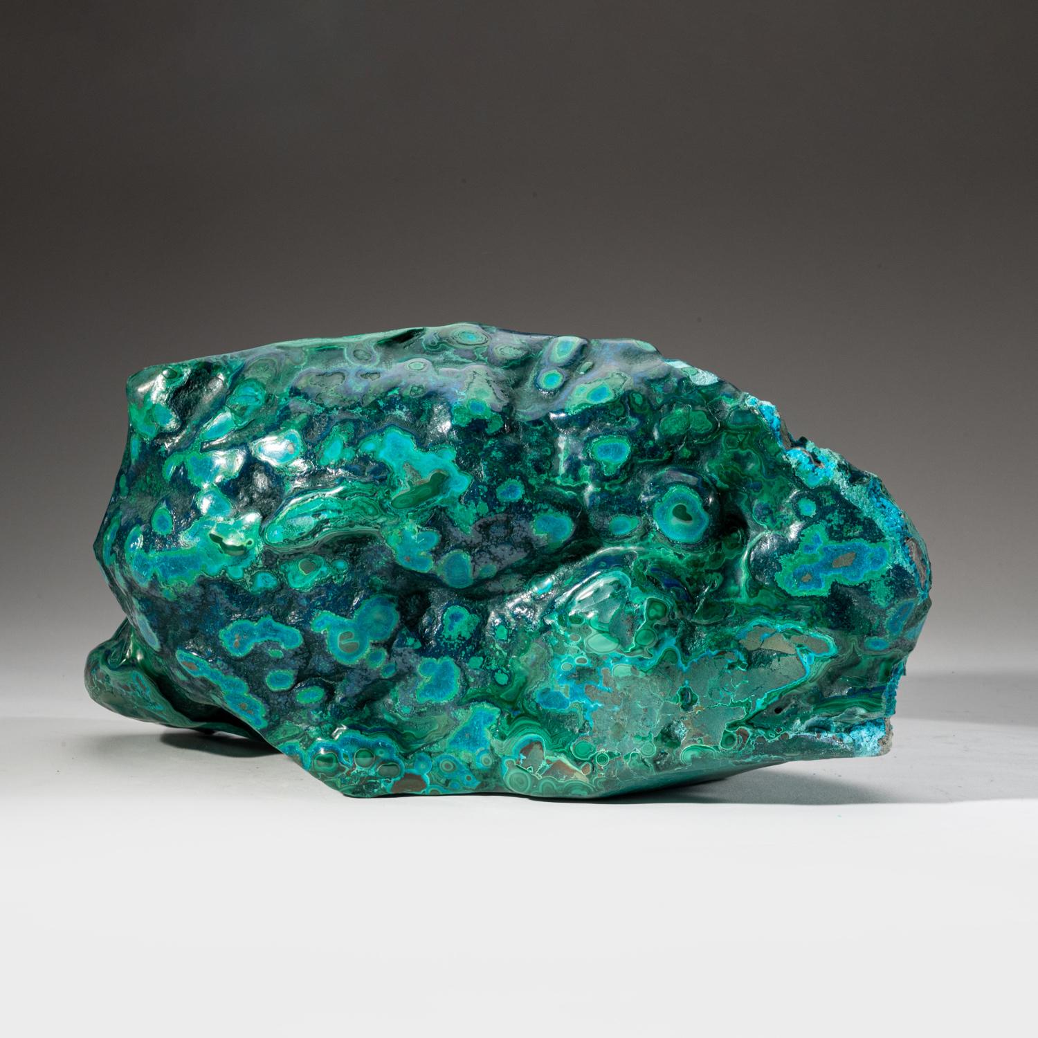 Congolese Genuine Polished Malachite and Azurite Freeform (10 lbs) For Sale