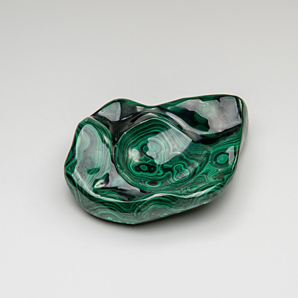 Genuine Polished Malachite Bowl (1.4 lbs) For Sale 2