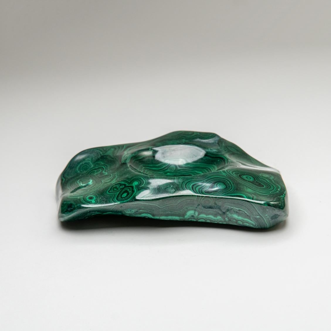 Malachite Vera ciotola di malachite lucidata (3.6 lbs) in vendita