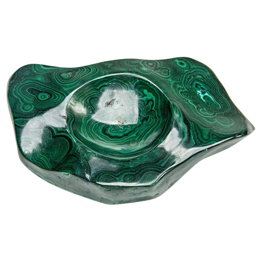 Vera ciotola di malachite lucidata (3.6 lbs) in vendita