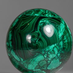 Genuine Polished Malachite Sphere (2.55 lbs)