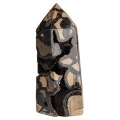 Genuine Polished Septarian Druzy Point from Madagascar '13 lbs'