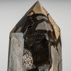 Genuine Polished Septarian Druzy Point from Madagascar '8 Lbs'