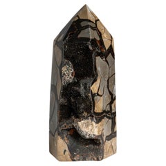 Genuine Polished Septarian Druzy Point from Madagascar '8 Lbs'